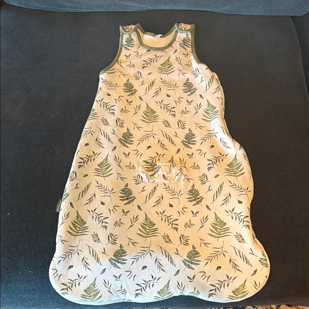 Bamboo Sleep Sack with Leaf Print